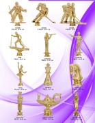 Фигурка пластиковая: хоккей, лыжи, стрельба, танец, шахматы, выпускник, светоч знаний